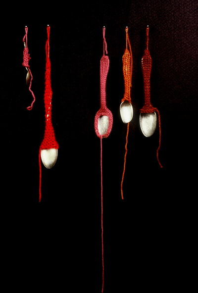 Knitted spoons, Ladies in Waiting